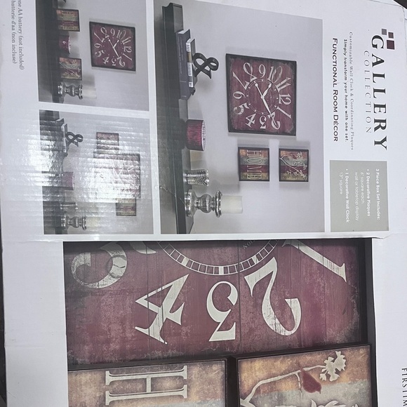 Gallery Collection 3-Piece Wall Decor Set – Rustic & Functional Design - Picture 8 of 15